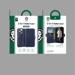 قاب کیف پول چرمی Magsafe Green 2 in 1 برای iPhone 13 Pro (6.1 اینچ) - آبی - برند گرین لاین Green lion - تصویر 4