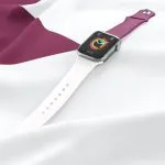 بند ساعت پرودو مدل Lifestyle silicone qatar flag - تصویر 2