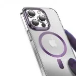 قاب Magsafe مات  برای iPhone 14 Pro Max (6.7 اینچ) - بنفش - برند گرین لاین Green lion - تصویر 3