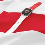 بند ساعت پرودو مدل Lifestyle Silicone England Flag - تصویر 2