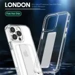 قاب هیبریدی slim لندن با بند الاستیک برای iPhone 13 Pro (6.1 اینچ) - Clear - برند گرین لاین Green lion - تصویر 5