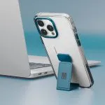 قاب پشتی شفاف مدل مورفیکس کلارا Gripstand iPhone 14 Pro Max IMD - آبی - برند لِوِلو Levelo - تصویر 5