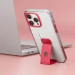 قاب پشتی شفاف مدل مورفیکس کلارا Gripstand iPhone 14 Pro Max IMD - قرمز - برند لِوِلو Levelo - تصویر 2