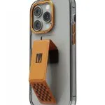 قاب پشتی شفاف مدل مورفیکس کلارا Gripstand iPhone 14 Pro Max IMD - نارنجی - برند لِوِلو Levelo - تصویر 2