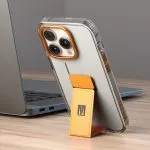 قاب پشتی شفاف مدل مورفیکس کلارا Gripstand iPhone 14 Pro Max IMD - نارنجی - برند لِوِلو Levelo - تصویر 4