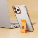 قاب پشتی شفاف مدل مورفیکس کلارا Gripstand iPhone 14 Pro Max IMD - نارنجی - برند لِوِلو Levelo - تصویر 5