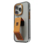 قاب پشتی شفاف مدل مورفیکس کلارا Gripstand iPhone 14 Pro Max IMD - نارنجی - برند لِوِلو Levelo - تصویر 6