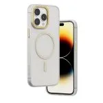 قاب پشتی مات MagSafe Glory برای iPhone 14 Pro - مات شفاف/شامپاین - برند لِوِلو Levelo - تصویر 2