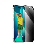 محافظ صفحه نمایش گرین لاین مدل 3D Silicone Privacy برای iphone 14 pro