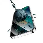 محافظ صفحه نمایش گرین لاین مدل 3D Silicone Privacy برای iphone 14 pro - تصویر 4
