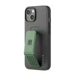 قاب چرمی Morphix Gripstand iPhone 14 Plus PU - Pacific Green - برند لِوِلو Levelo - تصویر 4