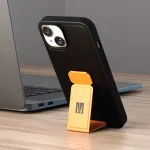 قاب چرمی Morphix Gripstand iPhone 14 Plus PU - نارنجی - برند لِوِلو Levelo