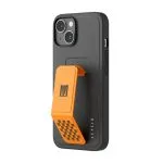 قاب چرمی Morphix Gripstand iPhone 14 Plus PU - نارنجی - برند لِوِلو Levelo - تصویر 2