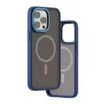 قاب پشتی مات Magsafe Kayo iPhone 14 Pro - آبی/آبی - برند لِوِلو Levelo - تصویر 2