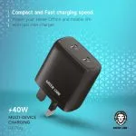 شارژر دیواری گرین لاین مدل Dual Port USB-C 40w - تصویر 5