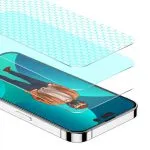 محافظ صفحه‌نمایش گلس‌ای  سه‌بعدی Desert Round Edge برای iPhone 13 Pro Max/14 Plus (6.7 اینچ) - برند گرین لاین Green lion - تصویر 2