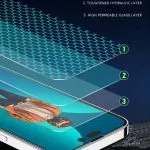 محافظ صفحه‌نمایش گلس‌ای  سه‌بعدی Desert Round Edge برای iPhone 13 Pro Max/14 Plus (6.7 اینچ) - برند گرین لاین Green lion - تصویر 6