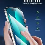 محافظ صفحه‌نمایش گلس‌ای  سه‌بعدی Desert Round Edge برای iPhone 13 Pro Max/14 Plus (6.7 اینچ) - برند گرین لاین Green lion - تصویر 8