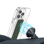 قاب slim هیبریدی لندن با بند الاستیک برای آیفون 14 پرو (6.1 اینچ) - نارنجی - برند گرین لاین Green lion - تصویر 4