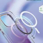 قاب  رنگین کمان Magsafe برای آیفون 14 پلاس (6.7 اینچ) - بنفش - برند گرین لاین Green lion