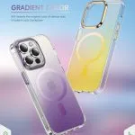 قاب  رنگین کمان Magsafe برای آیفون 14 پلاس (6.7 اینچ) - بنفش - برند گرین لاین Green lion - تصویر 7