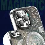 قاب Magnetic Tech Plus برای iPhone 14 Pro Max (6.7 اینچ) - صورتی - برند گرین لاین Green lion - تصویر 2