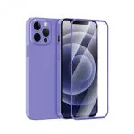 قاب Green 360 Carsaca Plus با گلس معمولی HD برای iPhone 13 Pro Max - Light Bl - برند گرین لاین Green lion - تصویر 4