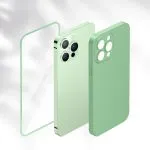 قاب Green 360 Carsaca Plus با گلس معمولی HD برای iPhone 13 Pro Max - Light Gr - برند گرین لاین Green lion - تصویر 3