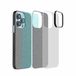 قاب Green Carbon Pro با حلقه دوربین فلزی برای iPhone 13 Pro Max (6.7 اینچ) - آبی - برند گرین لاین Green lion - تصویر 9