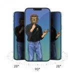 محافظ صفحه نمایش گرین لاین مدل 9H Steve برای iphone 13 pro/ 13 - تصویر 10