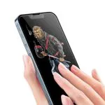 محافظ صفحه نمایش خمیده کامل گلس ای 3D Forte HD برای iPhone 13 Pro Max - Clear - برند گرین لاین Green lion - تصویر 2