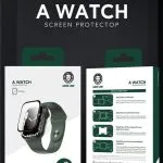 محافظ صفحه نمایش ای اچ دی Pro Green 3D Pro برای Apple Watch 45mm - Clear - برند گرین لاین Green lion - تصویر 2