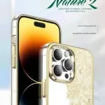 قاب پروانه ای Nature 2 برای آیفون 14 پرو (6.1 اینچ) - مشکی - برند گرین لاین Green lion
