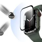 محافظ صفحه نمایش ای اچ دی Pro Green 3D Pro برای Apple Watch 45mm - Clear - برند گرین لاین Green lion - تصویر 9