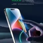 محافظ صحنه 3D Corning Pro برای iPhone 15 Pro Max - Clear - برند گرین لاین Green lion - تصویر 10