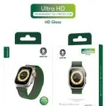 محافظ کامل شفاف گلس ای Ultra HD برای اپل واچ 49 میلی متری - شفاف - برند گرین لاین Green lion - تصویر 8