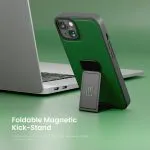 قاب چرمی Morphix Gripstand iPhone 14 Plus - Forest Green - برند لِوِلو Levelo - تصویر 2
