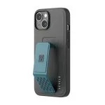 قاب چرمی Morphix Gripstand iPhone 14 Plus PU - Pacific Blue - برند لِوِلو Levelo - تصویر 2
