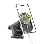 شارژر بی سیم مغناطیسی گرین لاین مدل GNTP15WCCBK - تصویر 2