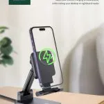 پایه شارژ بی سیم گرین لاین مدل GNFLDWCSTBK - تصویر 4