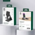 پایه شارژ بی سیم گرین لاین مدل GNFLDWCSTBK - تصویر 5