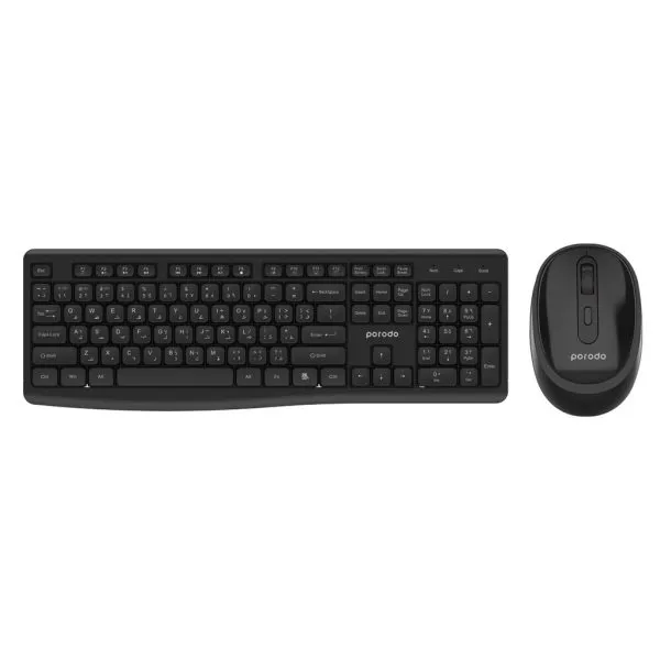 موس و کیبورد بی سیم پرودو مدل PD-W24KBM-BK