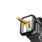 محافظ Green Guard Pro PC/TPU با گلس برای Apple Watch 44mm - مشکی - برند گرین لاین Green lion - تصویر 2