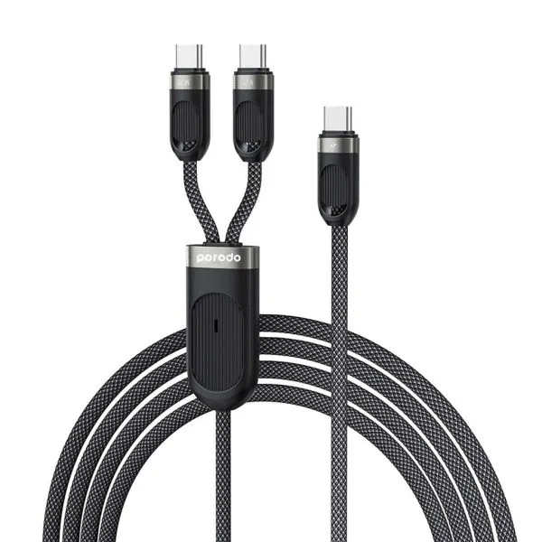 کابل C-C+C 2in1 پرودو مدل PD-2N1CCC