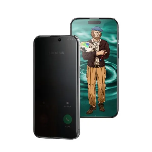 محافظ صفحه نمایش گرین لاین مدل Picasso 3D Privacy برای iphone 15 pro max