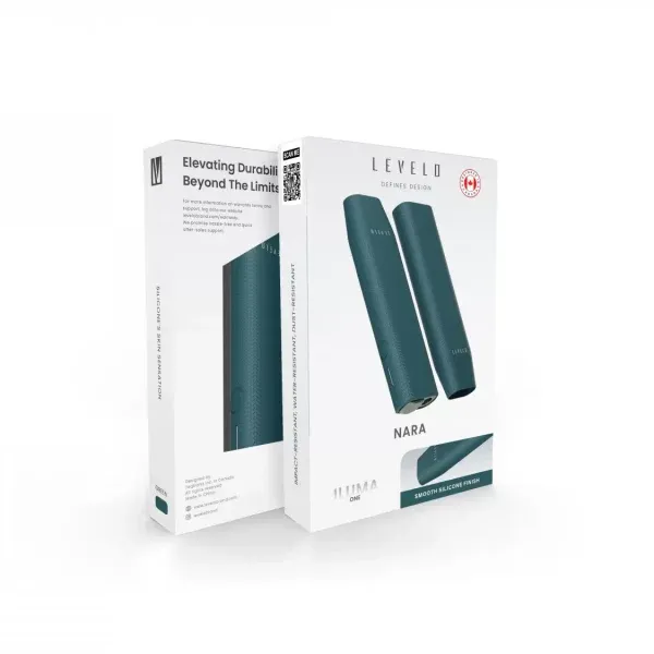 قاب سیلیکونی نارا برای IQOS Iluma One 2023 - سبز - برند لِوِلو Levelo