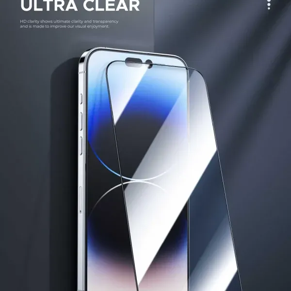 محافظ صفحه نمایش 9H Steve HD برای iPhone 15 Plus - Clear - برند گرین لاین Green lion