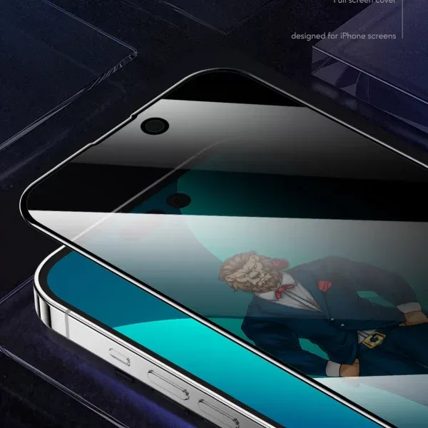 محافظ صفحه نمایش ای 3D  Scratch رایگان برای iPhone 13 Pro Max/ - برند گرین لاین Green lion