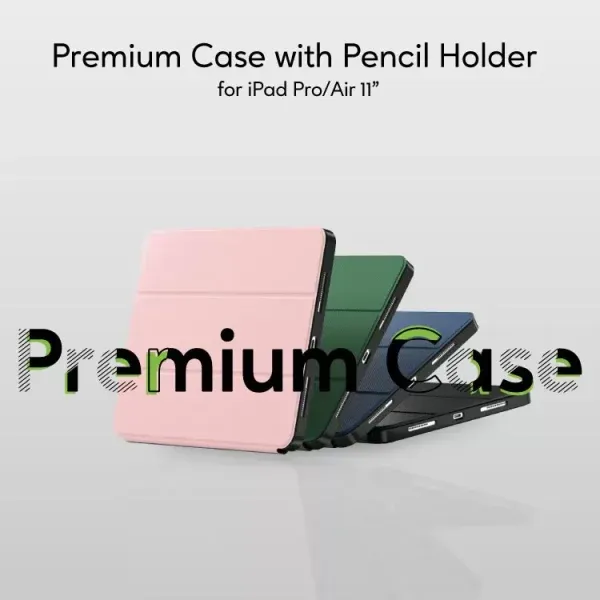 کیف ممتاز هوگو با جای مداد برای iPad Air 13 اینچ - مشکی - برند گرین لاین Green lion - تصویر 4