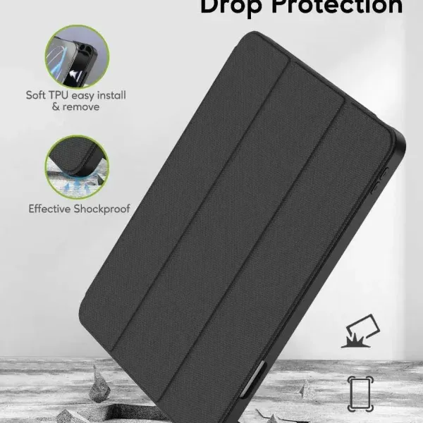 قاب ممتاز Hogo با مداد نگهدارنده برای iPad Pro 12.9 اینچی -مشکی - برند گرین لاین Green lion - تصویر 4